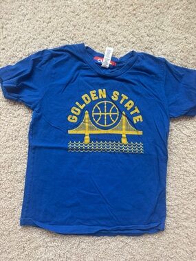 Blue Kids Golden State Bridge Graphic Tee